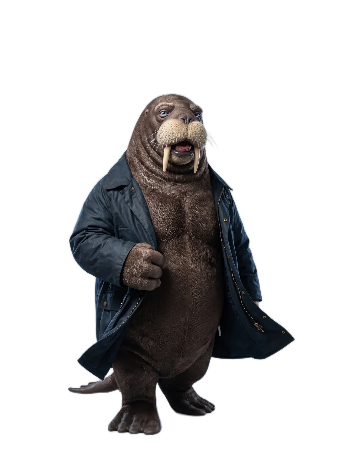Bargo, full-body character portrait